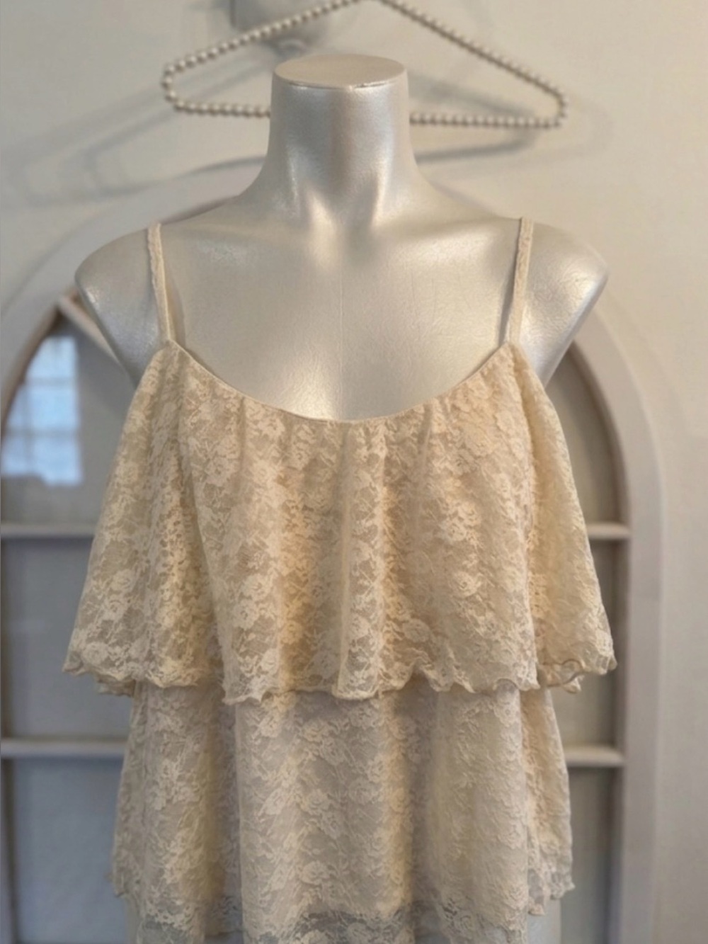 Boho chic NWT Lace Tiered Cami Old Navy romantic boho chic fairycore Plus Size